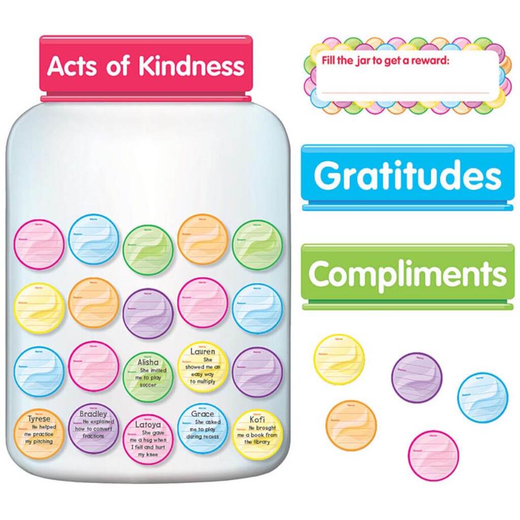 Kindness &amp; Gratitude Jar Bulletin Board