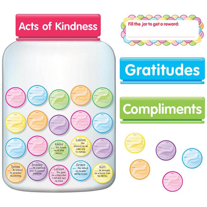 Kindness & Gratitude Jar Bulletin Board