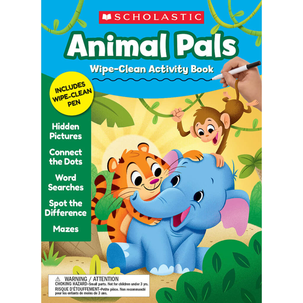 Animal Pals Wipe-Clean Activity Book