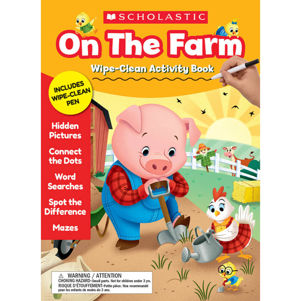 On the Farm Wipe-Clean Activity Book