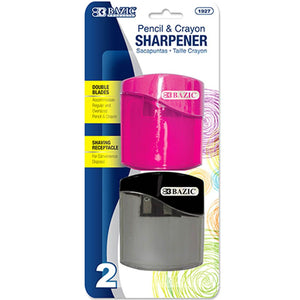 Bazic Dual Blade Sharpener with Square Receptacle Pack of 2