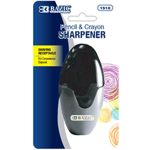 Bazic Xtreme Oval Sharpener with Receptacle