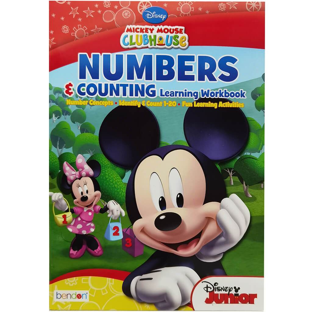 Mickey Mouse Workbook Numbers