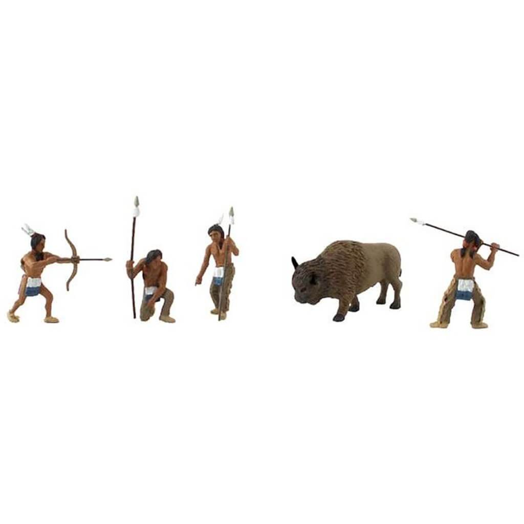 Native American Hunt Scene Setters