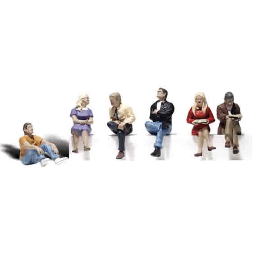 People Sitting - O Scale