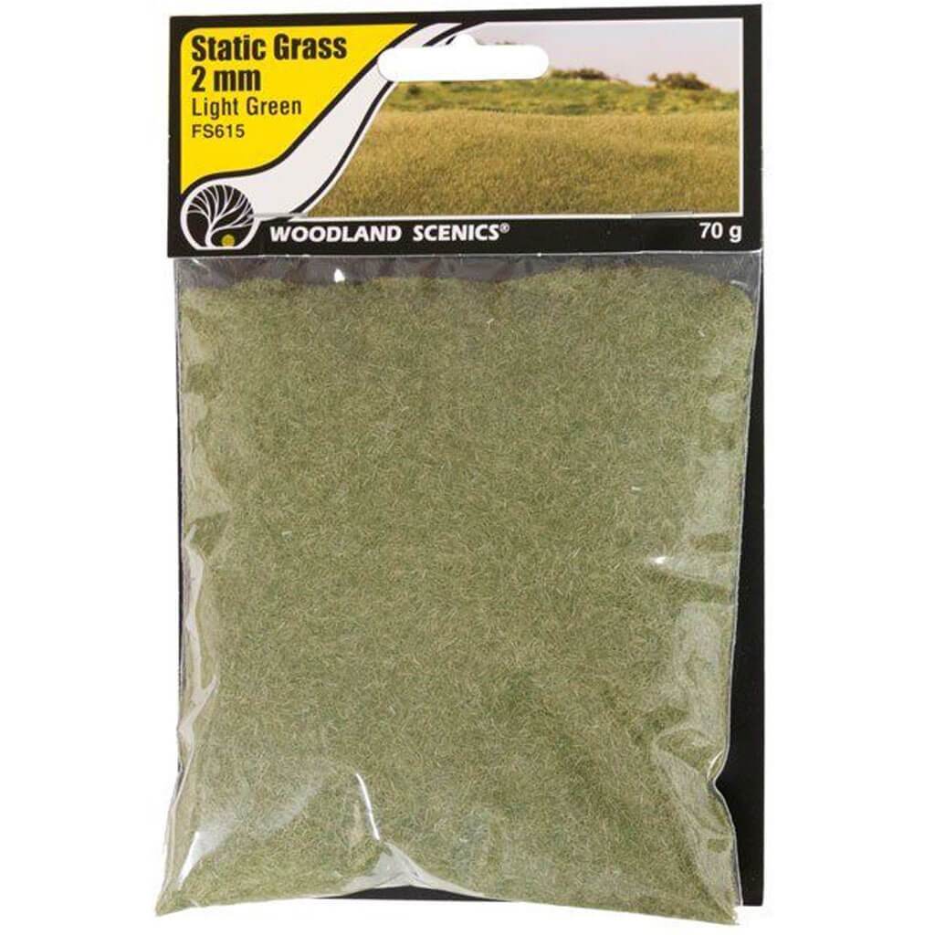 Static Grass Light Green 2mm