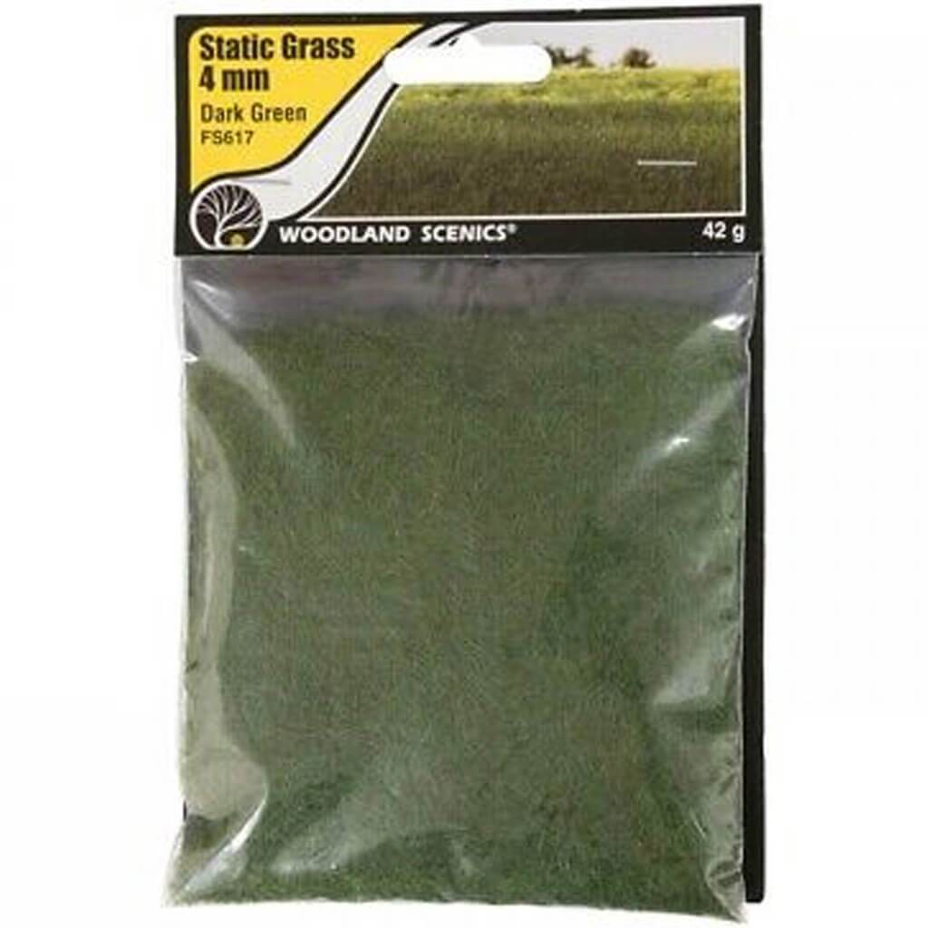 Static Grass Dark Green 4mm