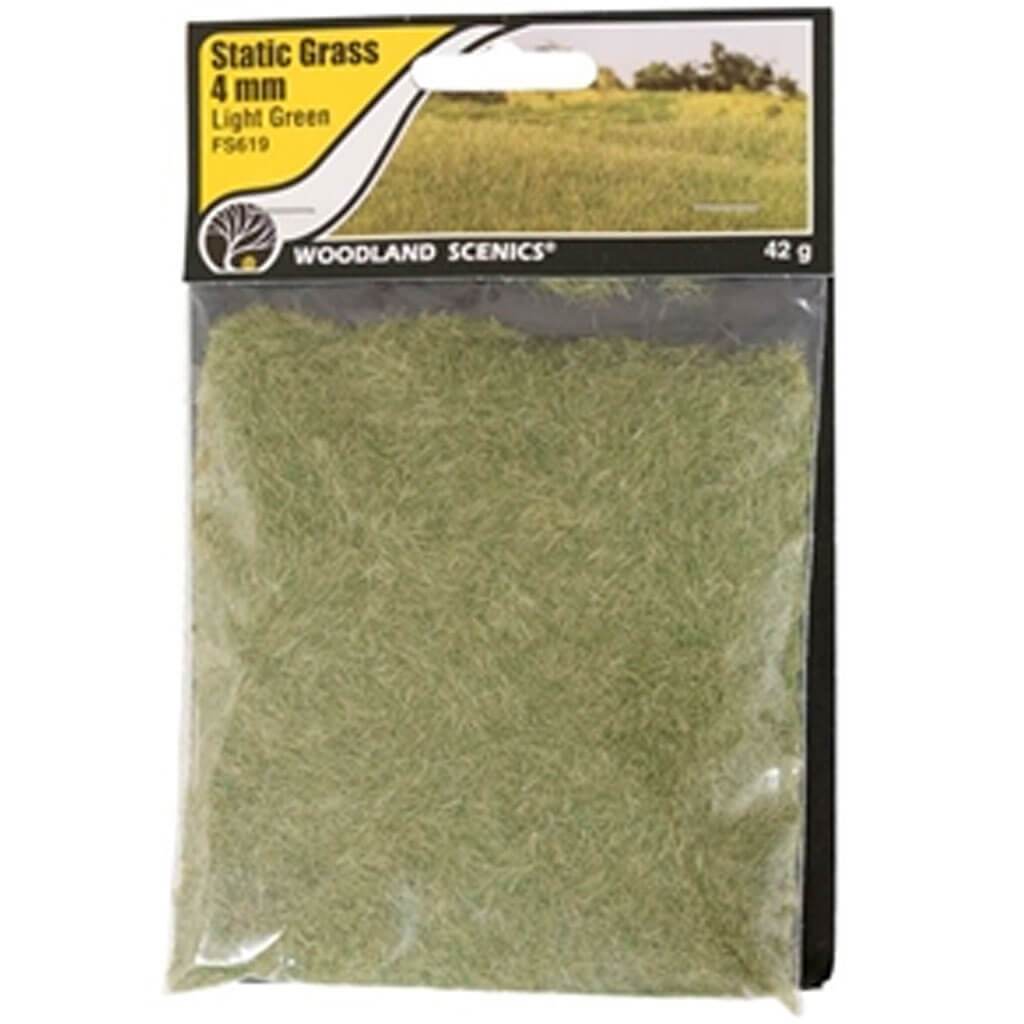 Static Grass Light Green 4mm