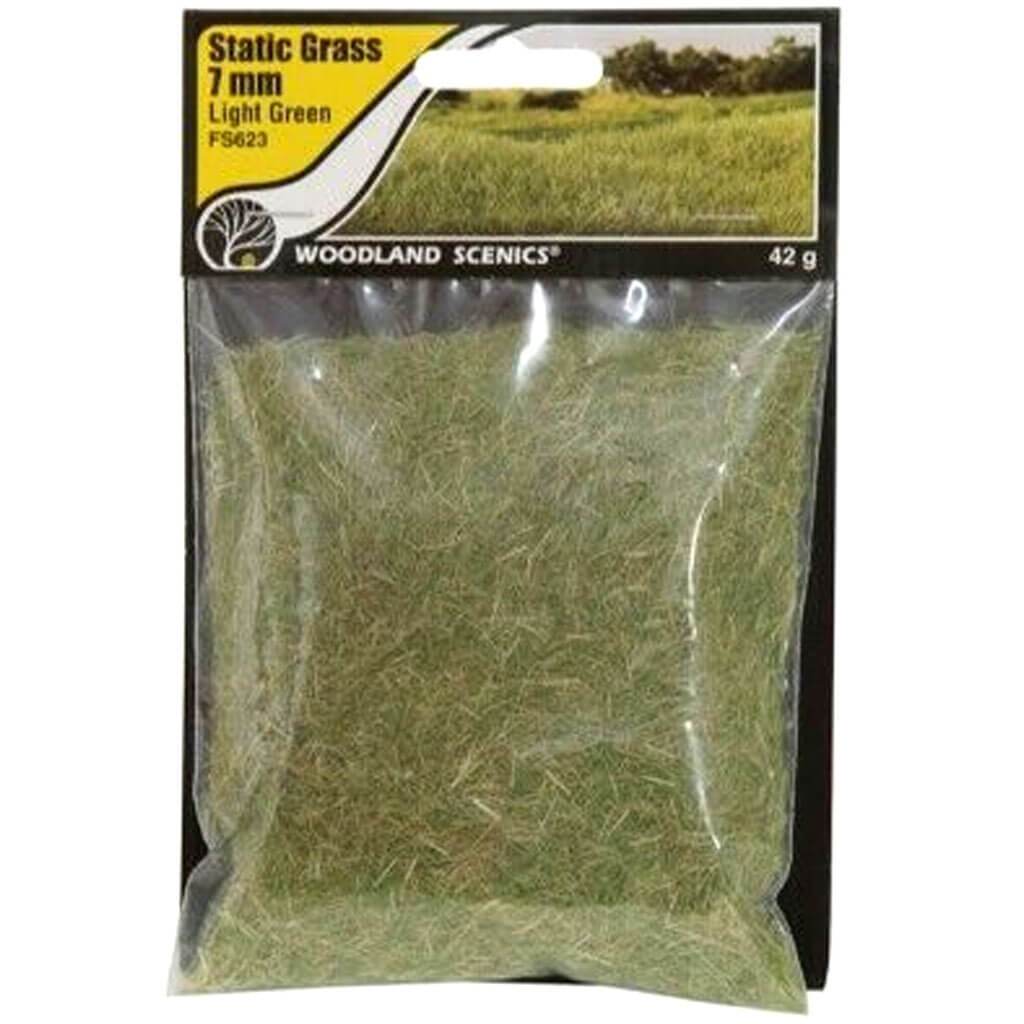 Static Grass Light Green 7mm