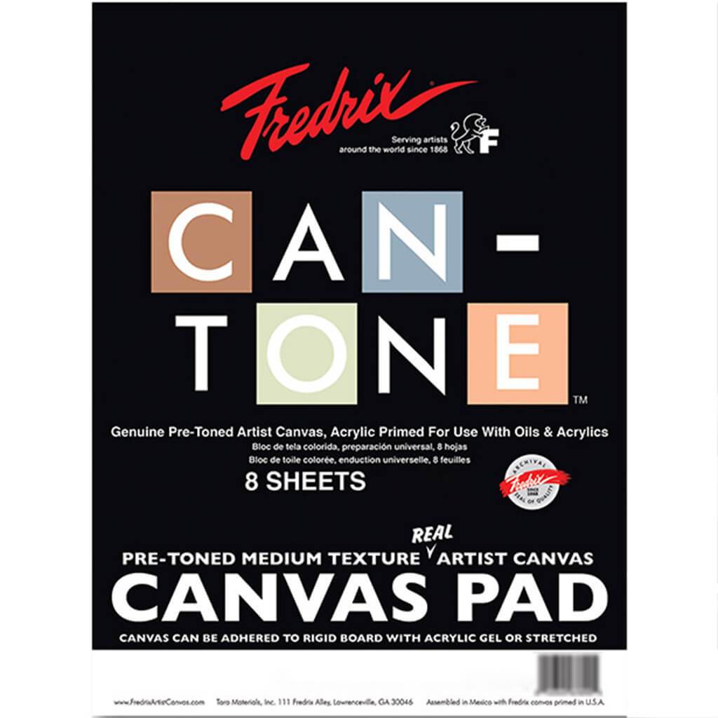 Cantone Pre-Toned Canvas Pad Georgia Peach 12in x 16in