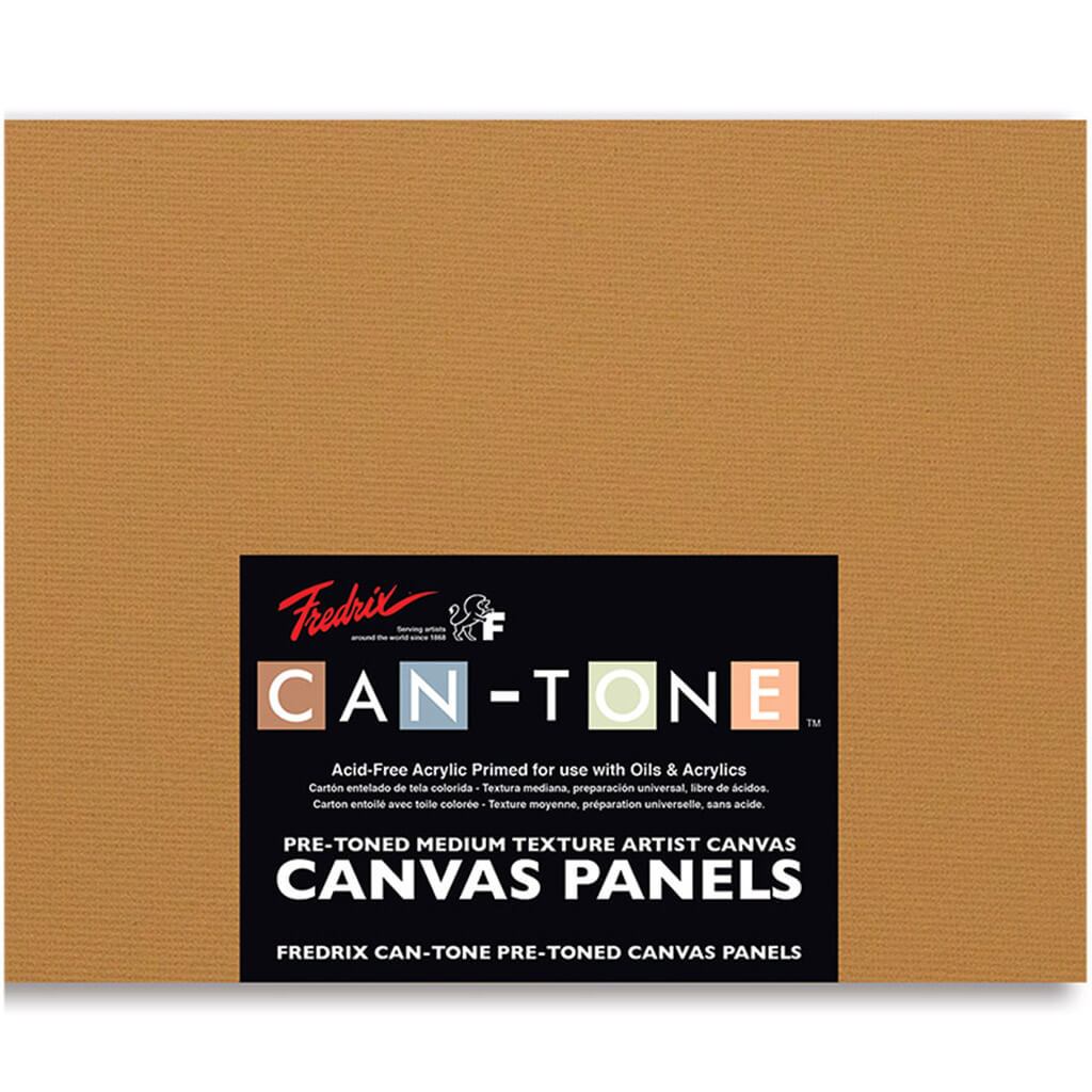 Cantone Canvas Panels Cappuccino 9in x 12in Pack of 3