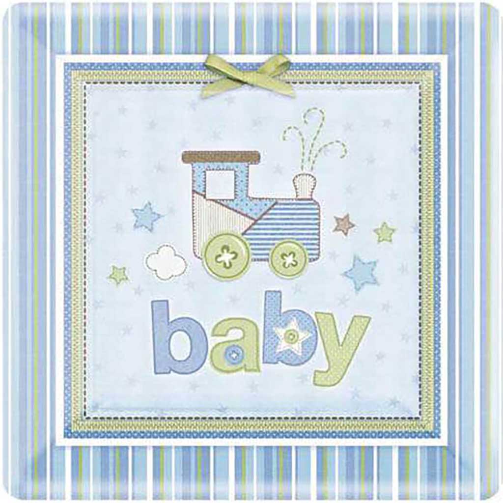 Plates Square Carters Baby Boy 10in