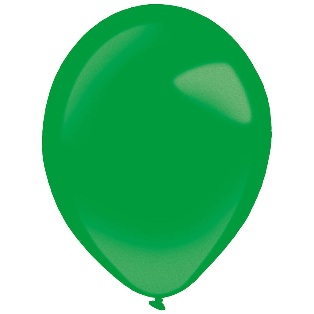 Standard Latex Balloon Metallic Festive Green 11in