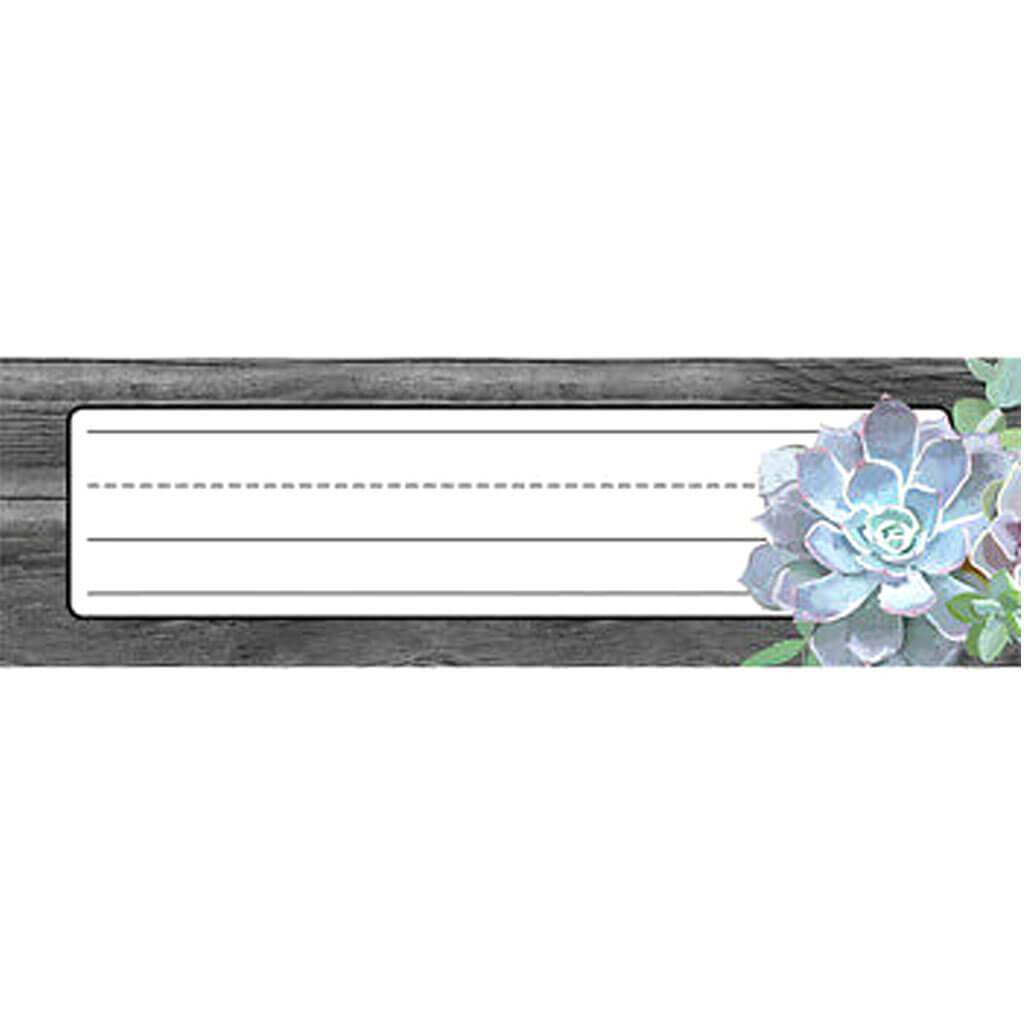 Simply Stylish Succulent Nameplates