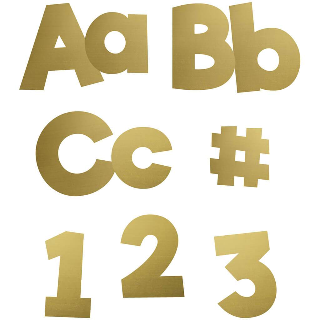 Gold Foil Combo Pack EZ Letters