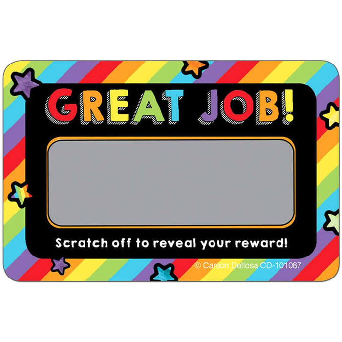 Great Job! Scratch Off Awards & Certificates