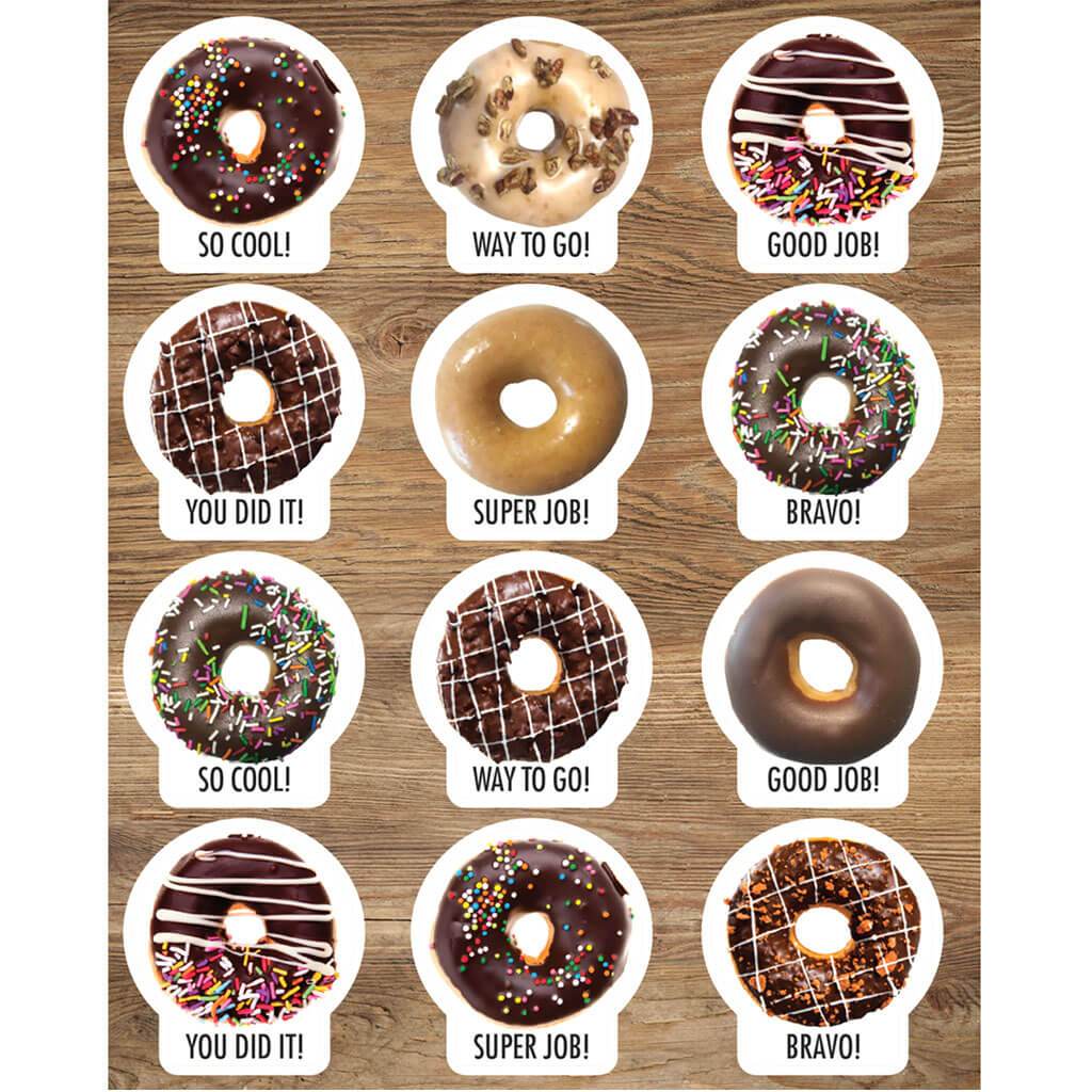 Industrial Donuts Shape Stickers