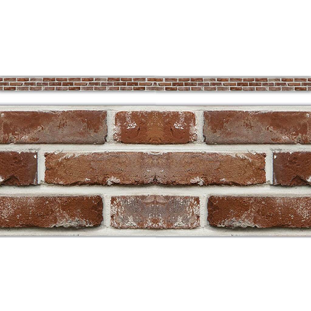 Red Brick Straight Border Trim