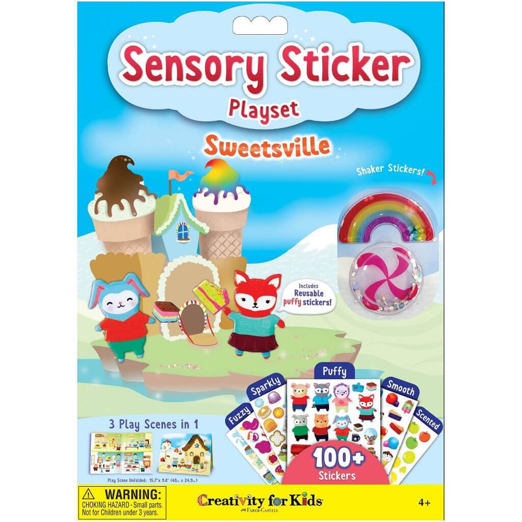 Sensory Sticker Playset – Sweetsville