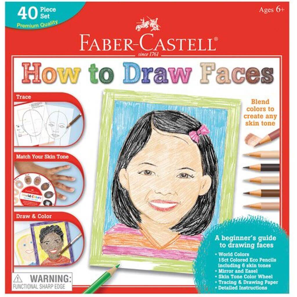 World Colors How to Draw Faces Kit