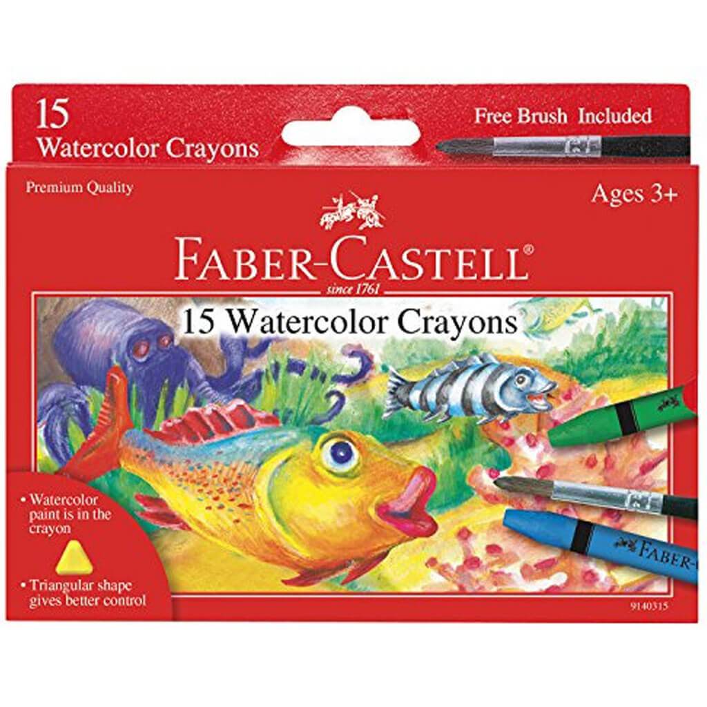 Watercolor Crayons 15ct