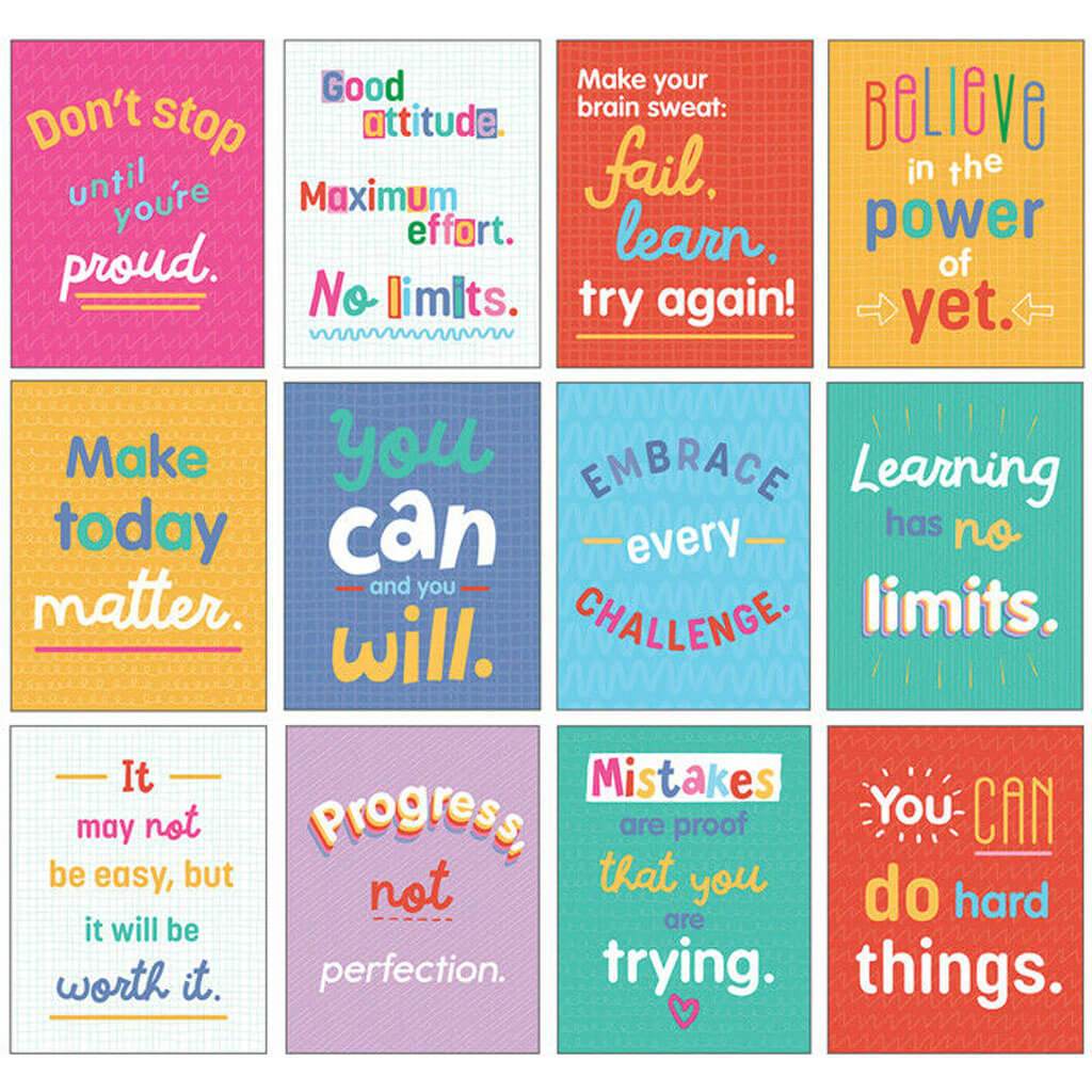 Mini Posters: Growth Mindset Quotes Poster Set