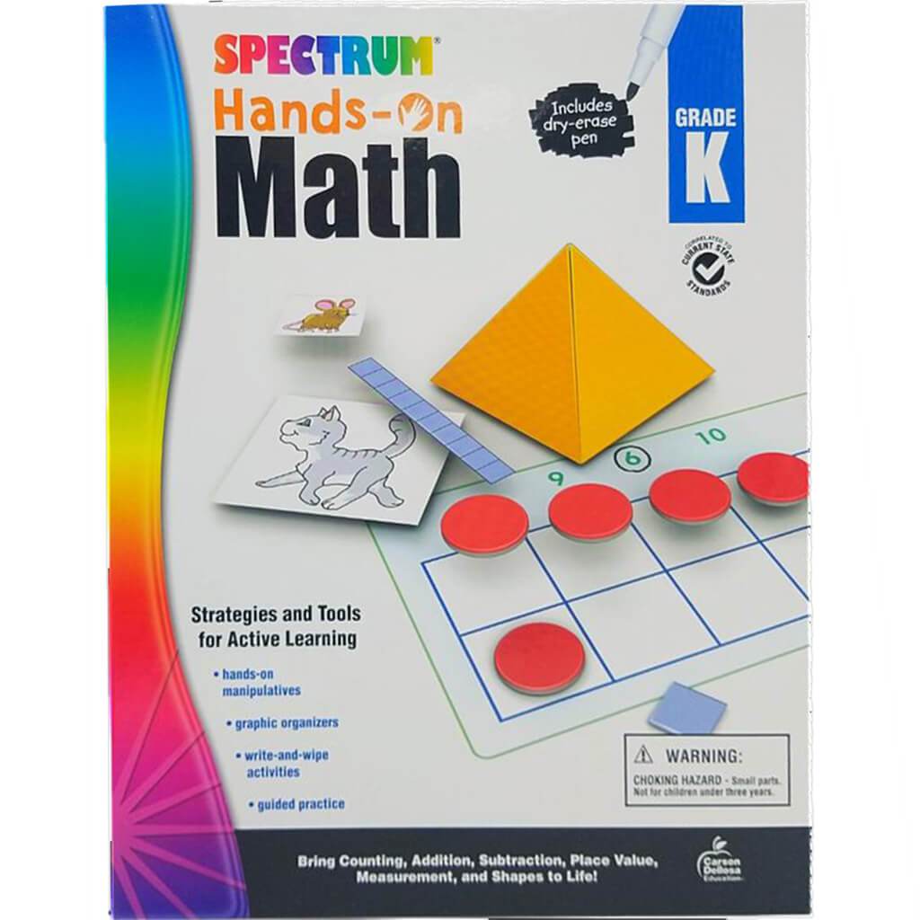 Hands-On Math Workbook Grade K