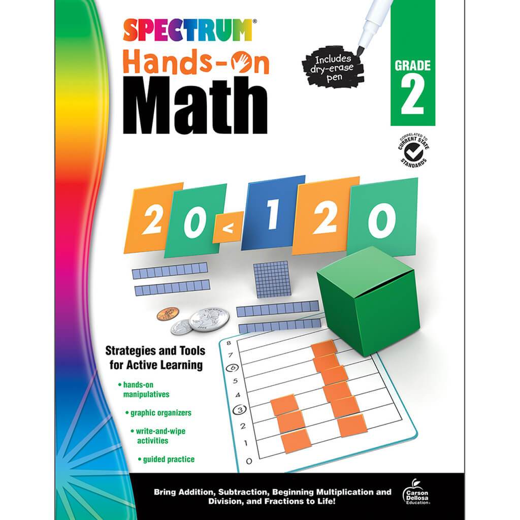 Hands-On Math Workbook Grade 2