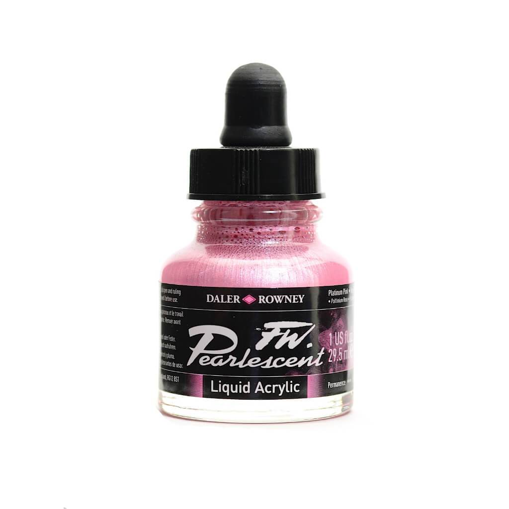 Daler Rowney FW Pearlescent Liquid Acrylics, 1oz