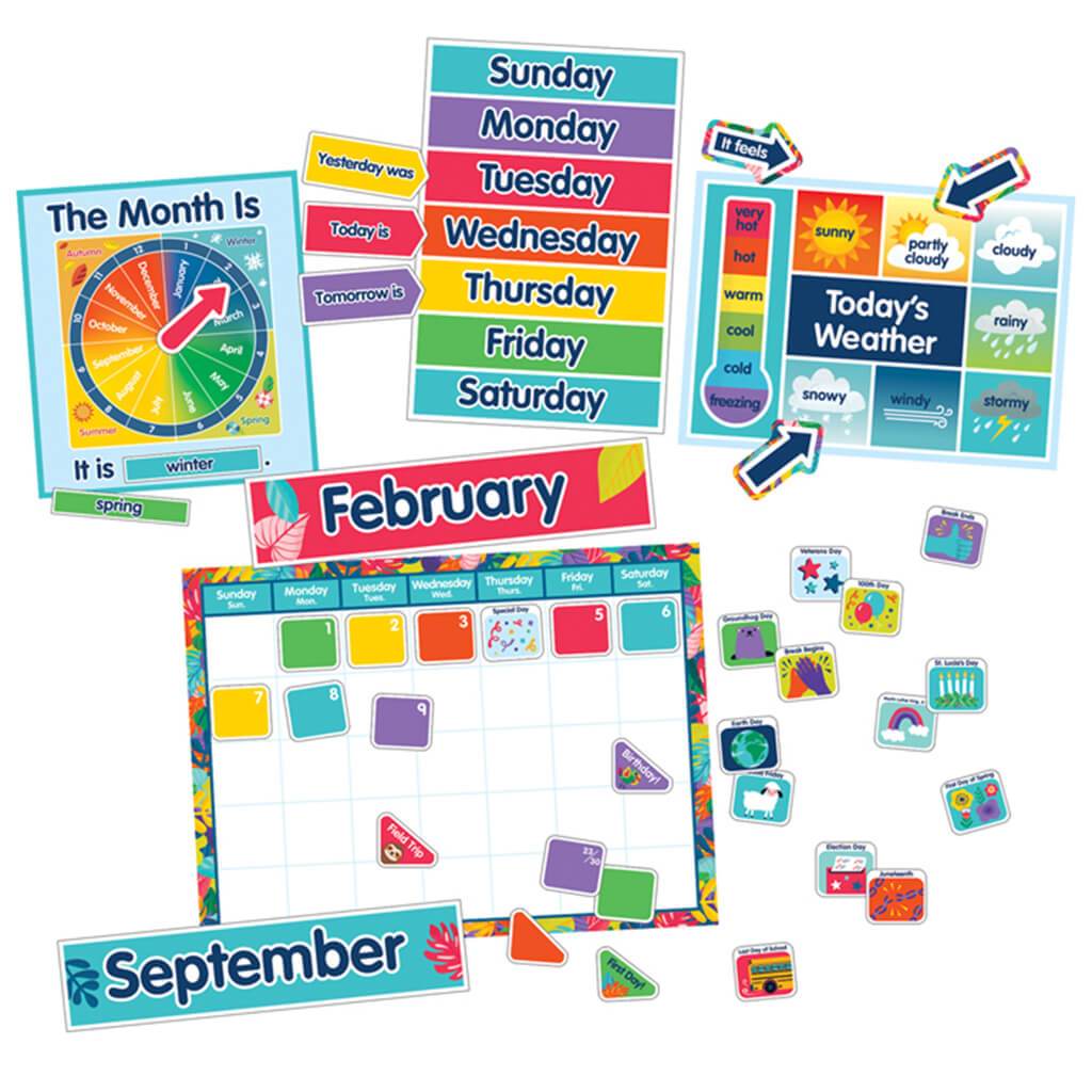 One World Calendar Bulletin Board Set