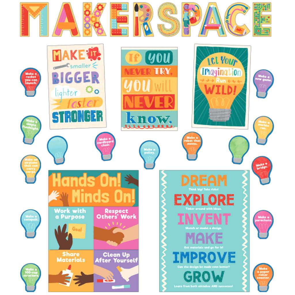 Makerspace Bulletin Board Set
