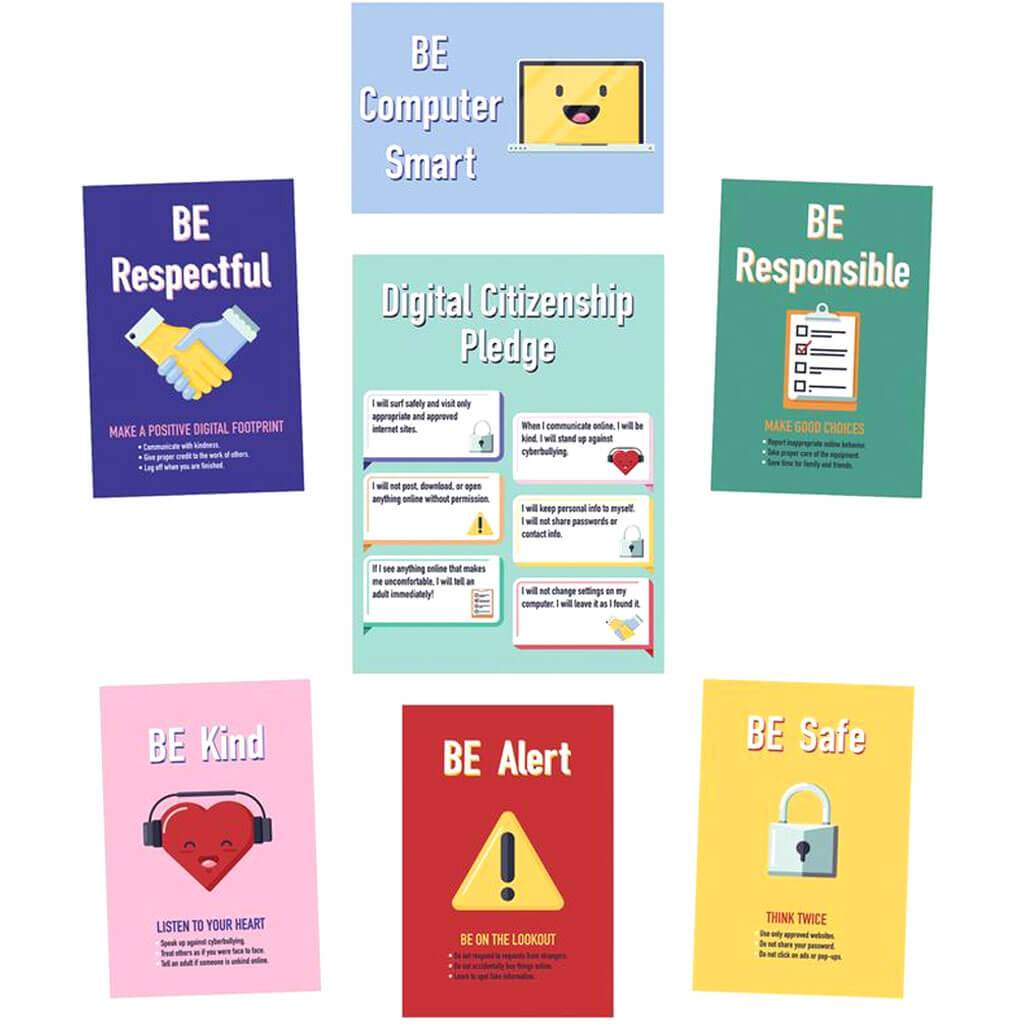 Digital Citizenship Bulletin Board Set