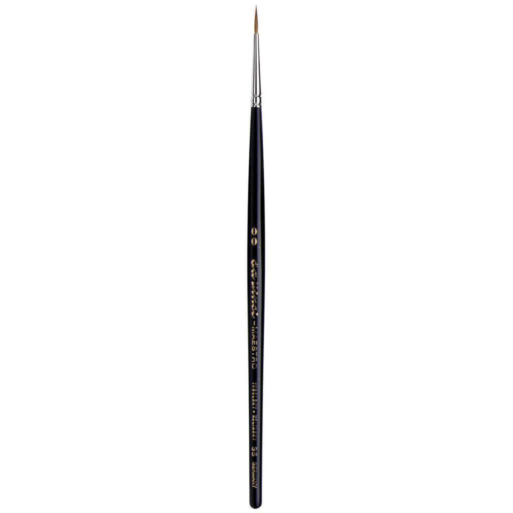 Maestro Kolinsky Brush Long Tapered Round Short Handle