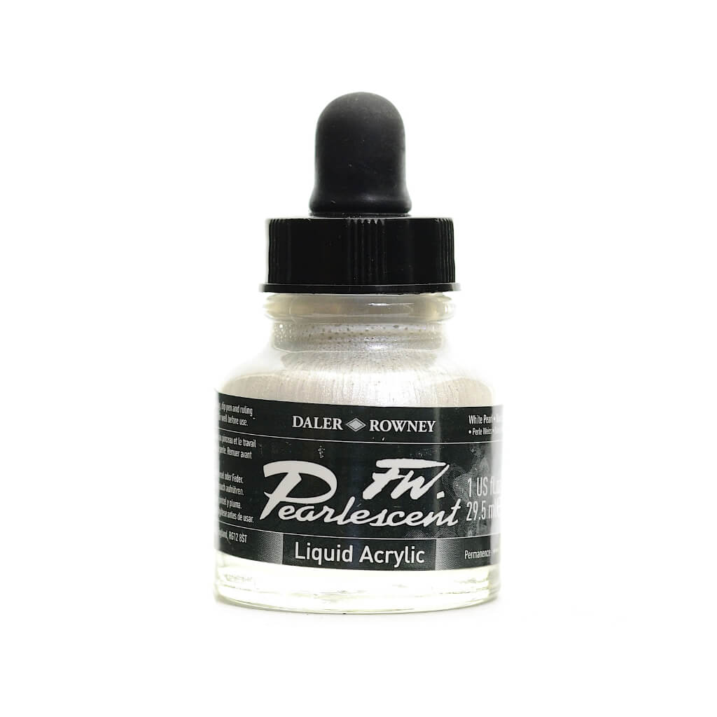 Daler Rowney FW Pearlescent Liquid Acrylics, 1oz