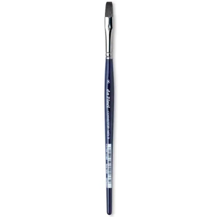 Sable Mix Brush Flat Wash Short Handle Size 8