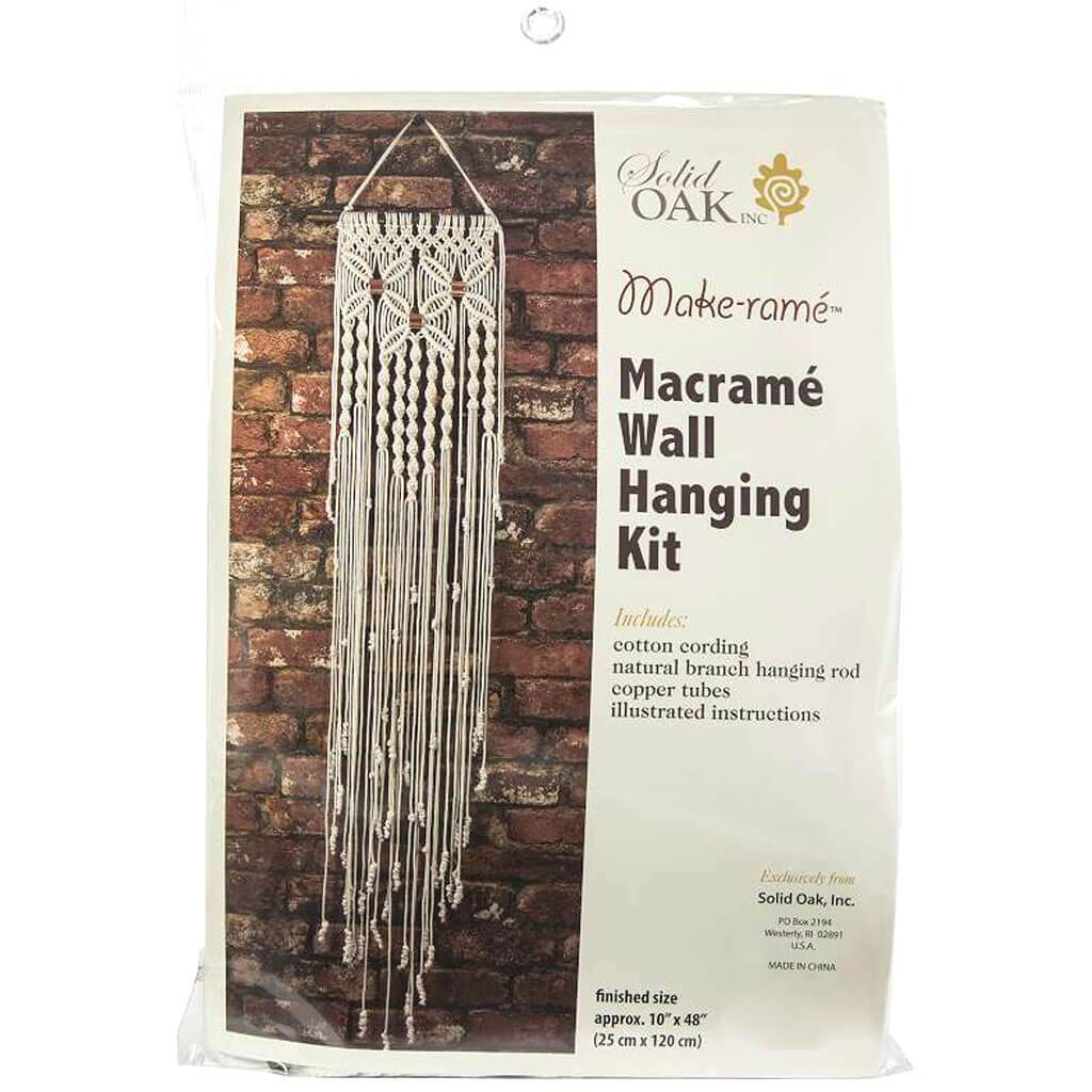Macrame Wall Hanger Kit-three Flowers