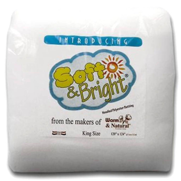 Soft & Bright Batting 4oz King Size 120x124ft