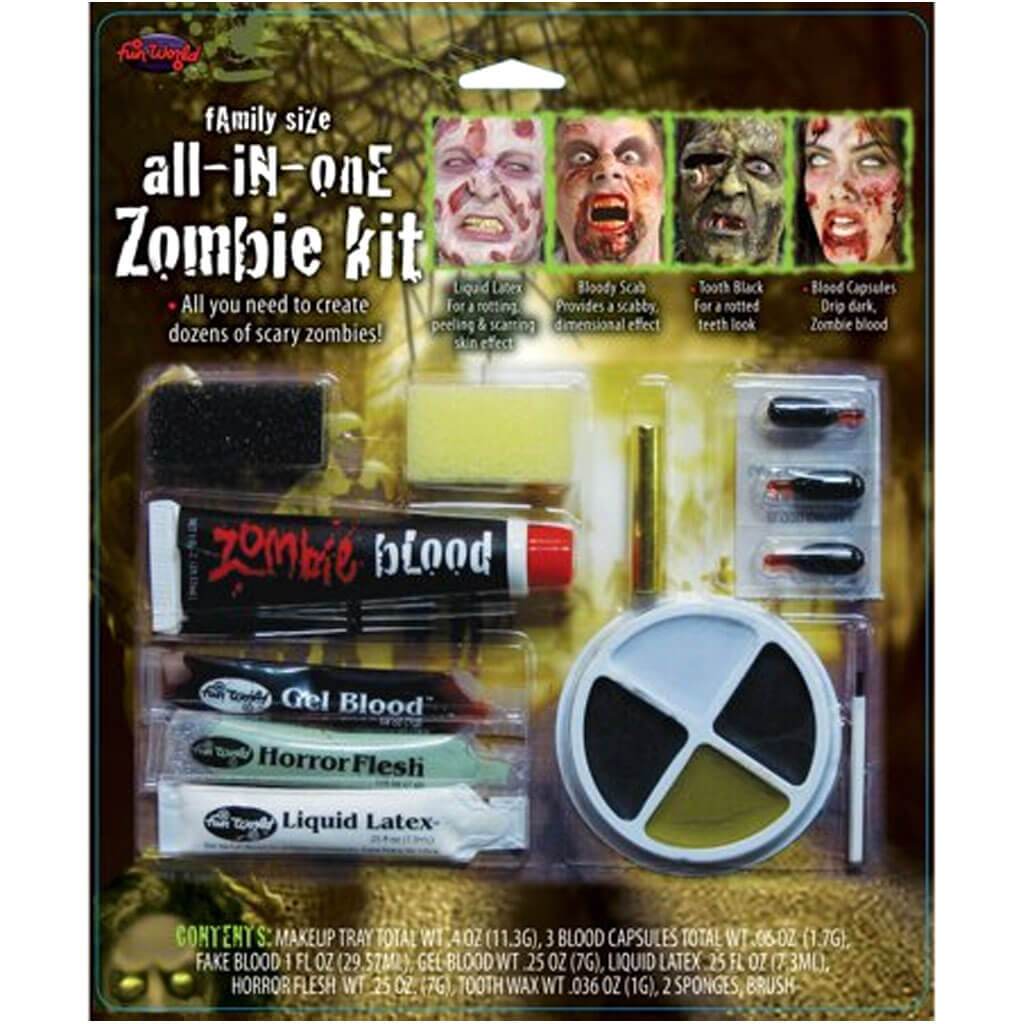 Zombie Horror Makeup Kit