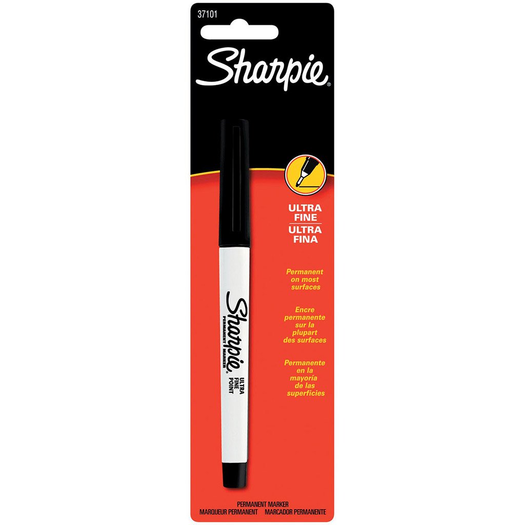 Sharpie Permanent Marker Ultra Fine Point Black