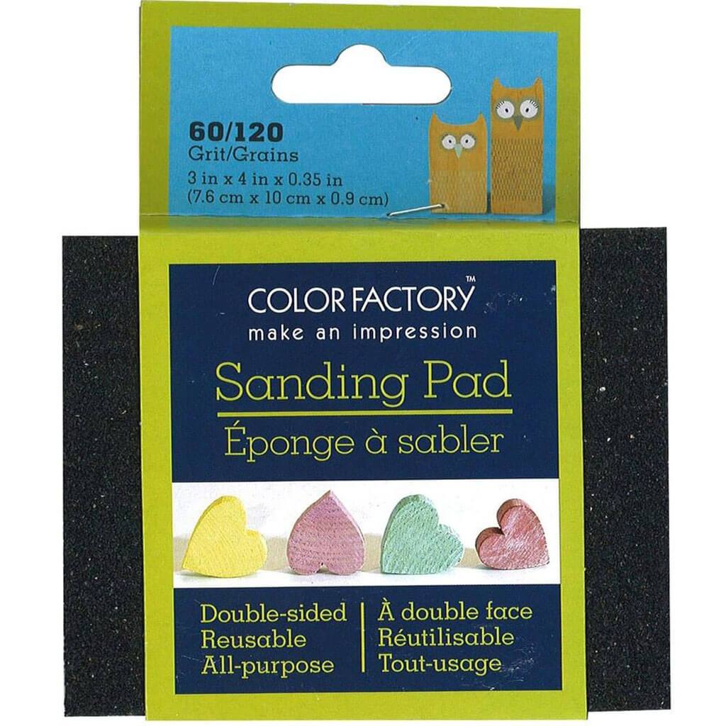Sanding Pad Double-Sided 60/120 Grit 3in x 4in