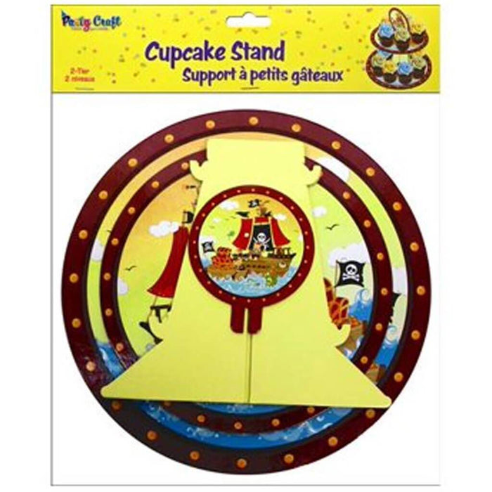 Party Craft: Cupcake Stand Pirate' Bounty 2-Tier