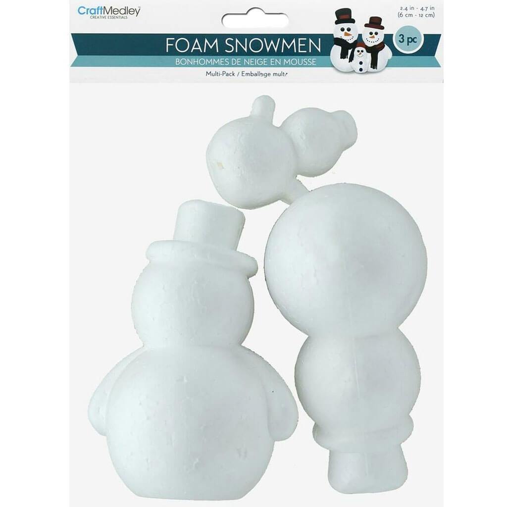 Polyfoam Snowman: Multi-Pack X3pc