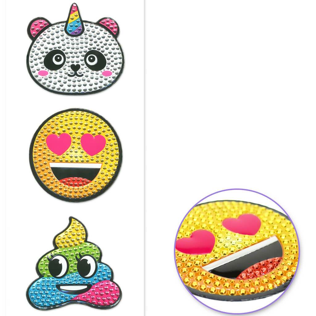 Paper Craft Sticker: Emoticon Bling Large Emoticons 1 25.5 x 10