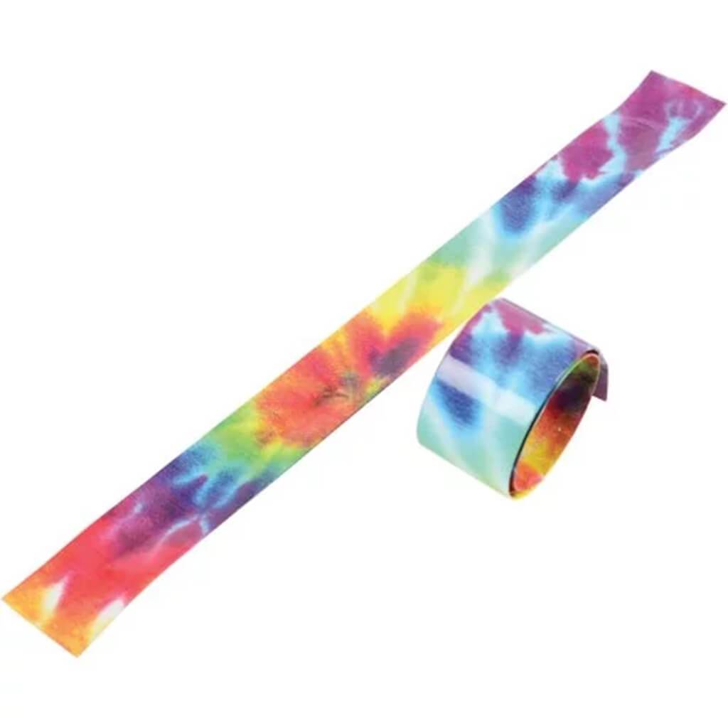 Tie Dye Slap Bracelets 6pc