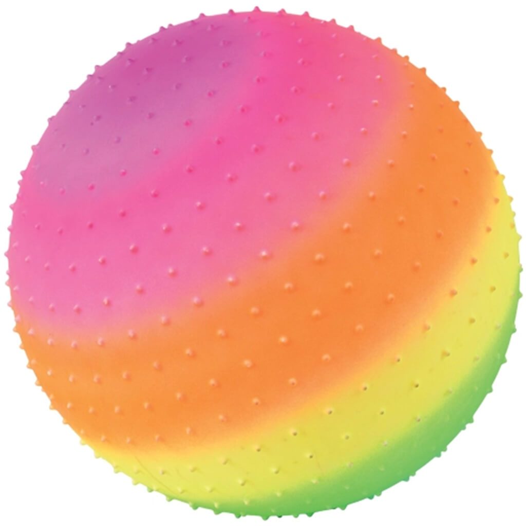 Rainbow Knobby Ball 18in