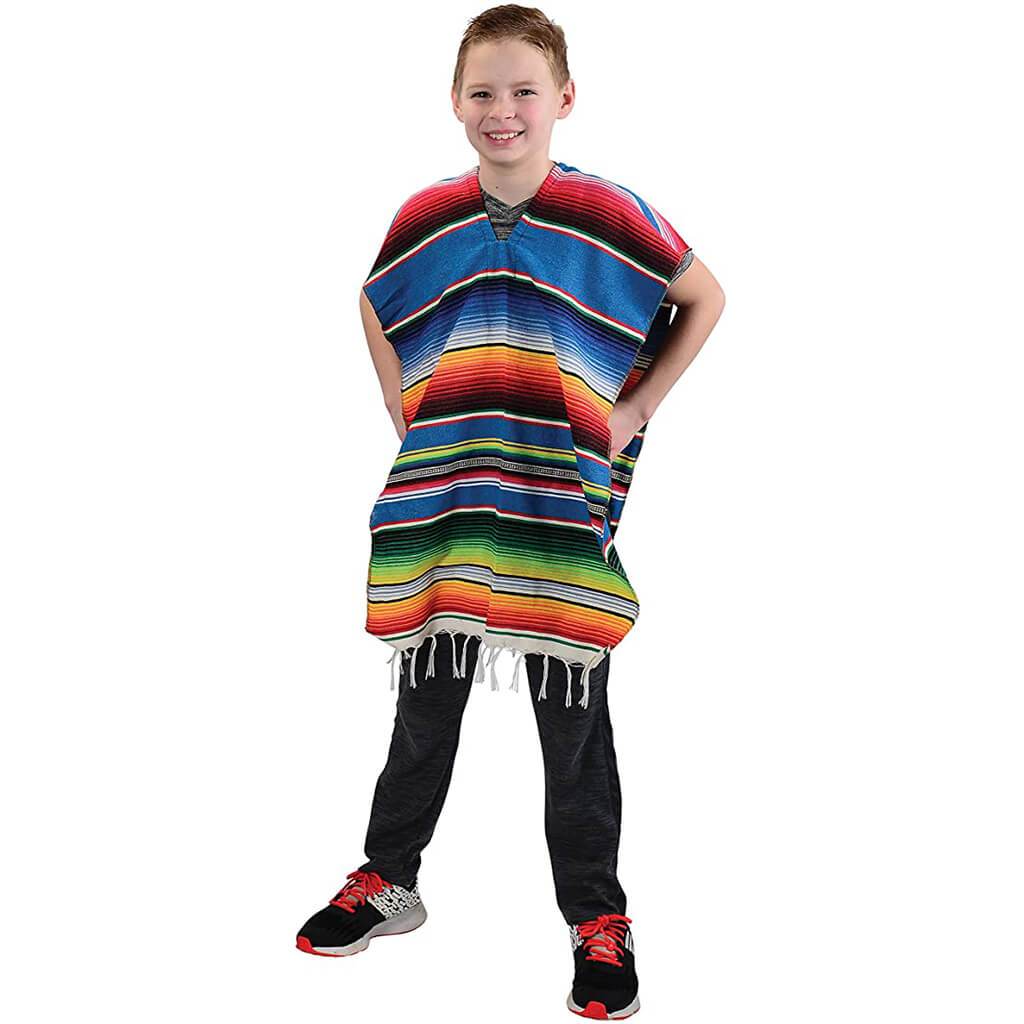 Colorful Economy Poncho