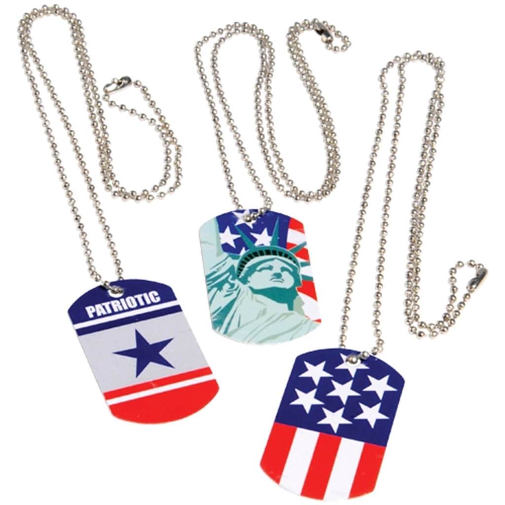 Patriotic Dog Tags