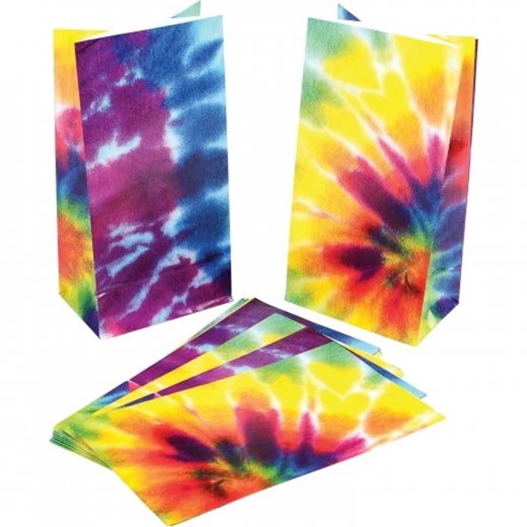 Tie Dyed Paper Bags