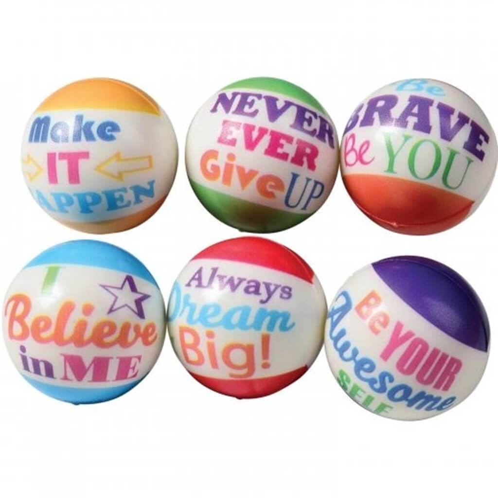 Postive Saying Stress Balls