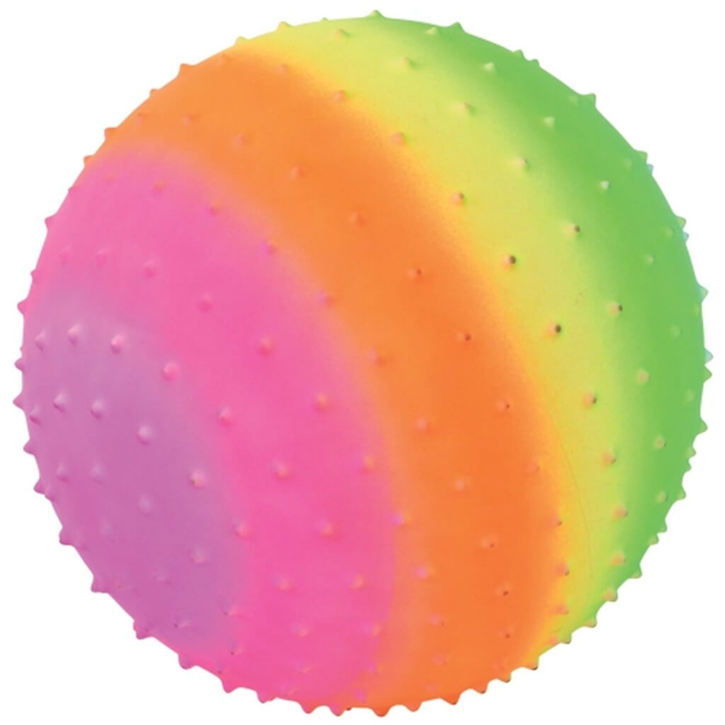 Rainbow Knobby Ball 8in